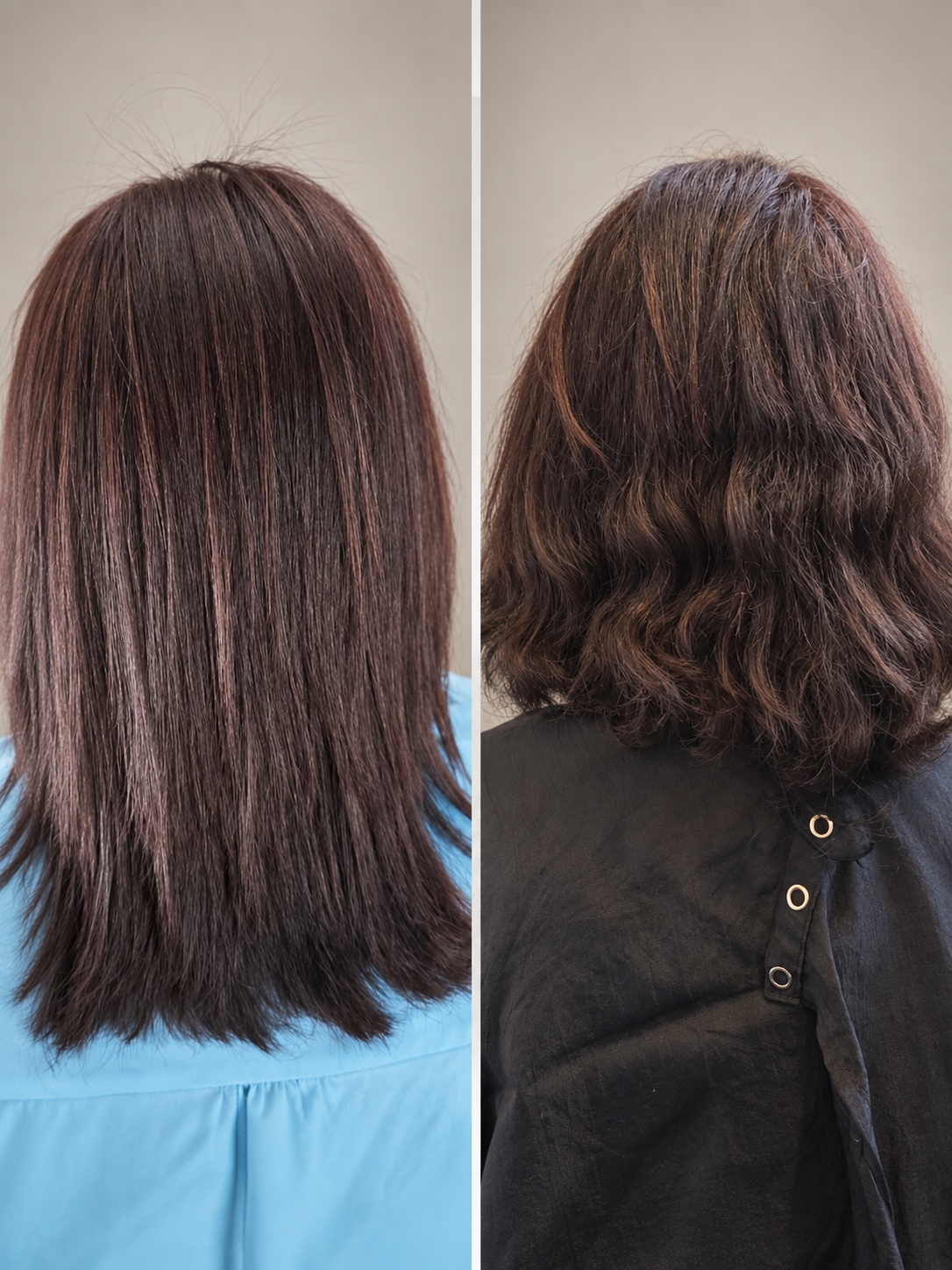 Before and after a haircut by Sona